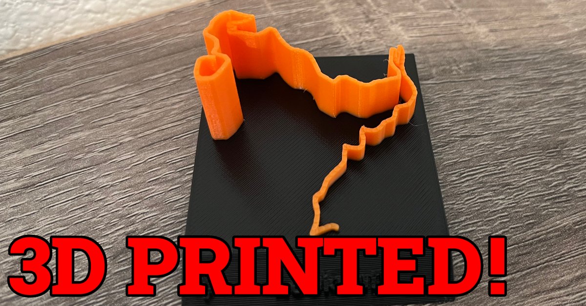 Image for 3D Printing Map Figurines with GPS