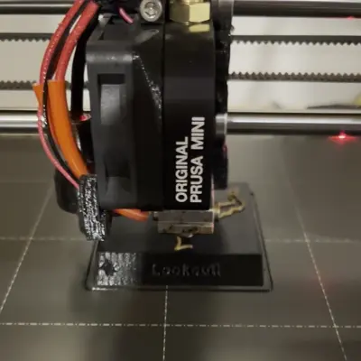 A 3D printer creating a GPX figurine