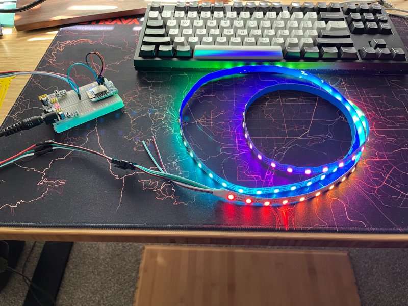 A working LED strip