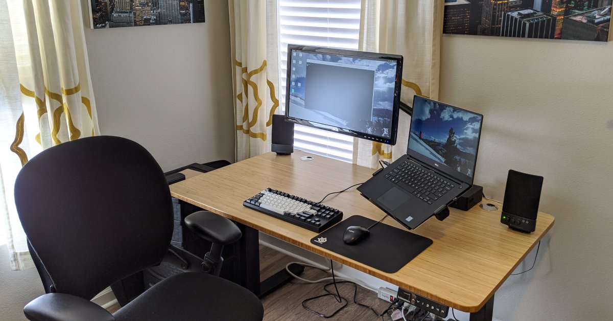 My Home Office Setup Mike Kasberg, How To Set Up Home Office Desk