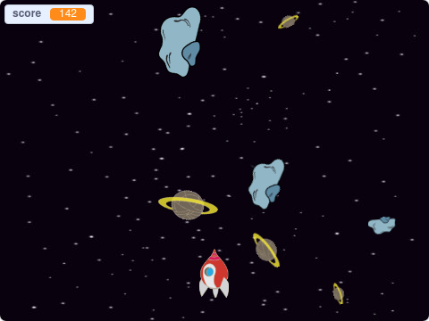 Scratch asteroids game